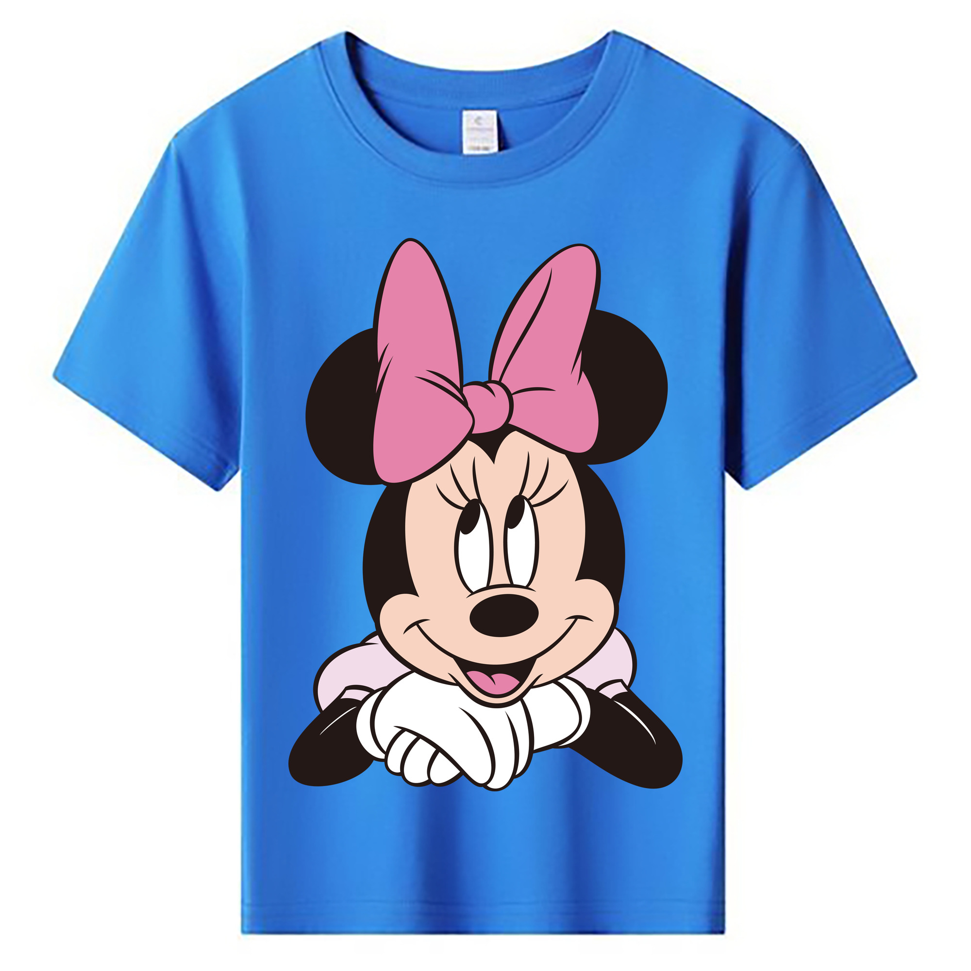 ミッキーマウス Mickey Mouse 綿100％キッズTシャツ（フロントプリント）